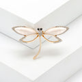 Openwork Dragonfly Brooch in Three Metal Tones for Jackets, Coats, and Scarves view 2