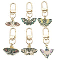 Six-Piece Vintage Moth and Butterfly Lobster Clasp Charm Assortment view 5