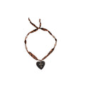 Black Heart Cross Pendant Necklaces in Two Patterns view 5