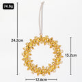 Rhinestone Circular Wreath Christmas Tree Hangers Ribbon 3 Colors view 3