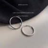 Silver Hoops