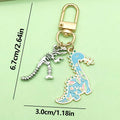 Dinosaur Charm Keychains in 6 Pictured Variations for Bags and Keys view 11