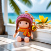 Purple-Hat Winter-Girl