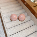 Round Colorful Stud Earrings in Seven Shades Fashion Earrings view 11