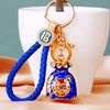 Blue-Braided Large-Pouch