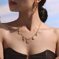 Stainless Steel Ocean Paperclip Charm Necklace Gold Silver DIY view 2