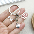 Dog Charm Keychains in 15 Pictured Variations for Bags and Keys view 6