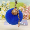 Royal-Blue Cage-Pompom