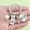 Fitness Charm Keychains Featuring Heart Across 17 Pictured Variations view 4