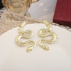 Gold Dragon Studs