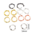 Hinged Hoop Earring Findings in Four Metal Finishes view 3
