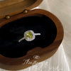 Olive Halo Ring
