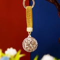 Patterned Crystal Ball Keychains in Ten Colors plus Assorted Option view 4
