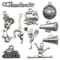 Alloy Metallic Sports Theme and Cheerleading Theme Metal Charms with 15 Listed Options view 10