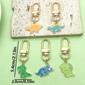 Dinosaur Charm Keychains Featuring Articulated Dinosaur Across 6 Pictured Variations view 9