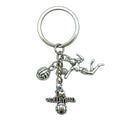 Volleyball Charm Keychains in 35 Pictured Variations for Bags and Keys view 5