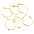 Round Hoop Earring Findings in Assorted Sizes and Finishes view 4