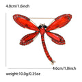 Glass Wing Dragonfly Brooch Decorative Lapel Pin For Jackets And Scarves view 9