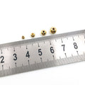Gold-Tone Round Bead Metal Beads with 8 Listed Options view 2
