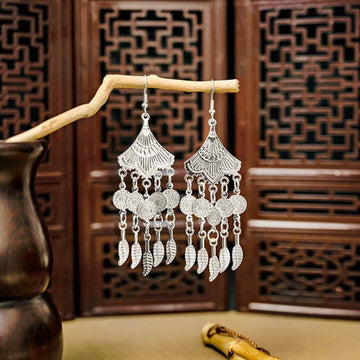 Silver Tone Filigree Dangle Earrings in Twelve Designs
