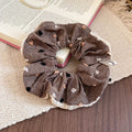 Fabric Speckle Scrunchie Hair Tie Lace Or Ruched 2 Styles view 6