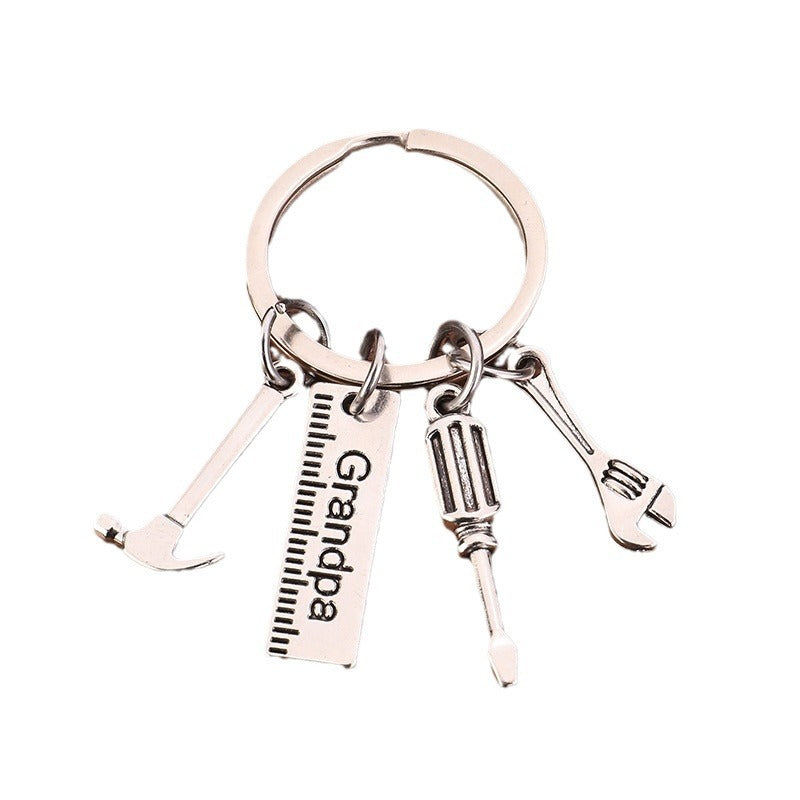 If Daddy Can't Fix It Hammer Wrench Zinc Alloy Keychain