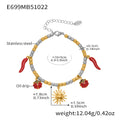 Colorful Fruit Pepper and Sun Charm Bracelets in Five Styles view 8