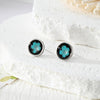Black Blue Flower