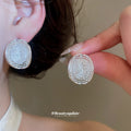 Clear Crystal Bead Necklaces Silver Bracelet Studs view 3