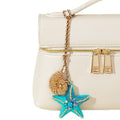 Beaded Starfish And Shell Pendant Necklace On Braided Cord view 5