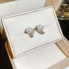 Silver Tone Pearl