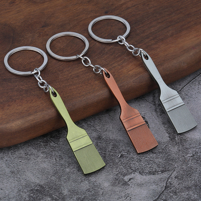 Creative Mini Shovel Zinc Alloy Keychain Gift Pendant
