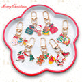 Seventy-Eight-Style Santa Reindeer Snowman and Tree Keychain Collection view 2