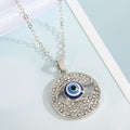 Assorted Crystal Evil Eye and Hamsa Pendant Necklaces in Twelve Designs view 7