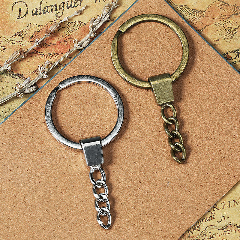 30mm Chain Key Ring Keychain DIY Accessory