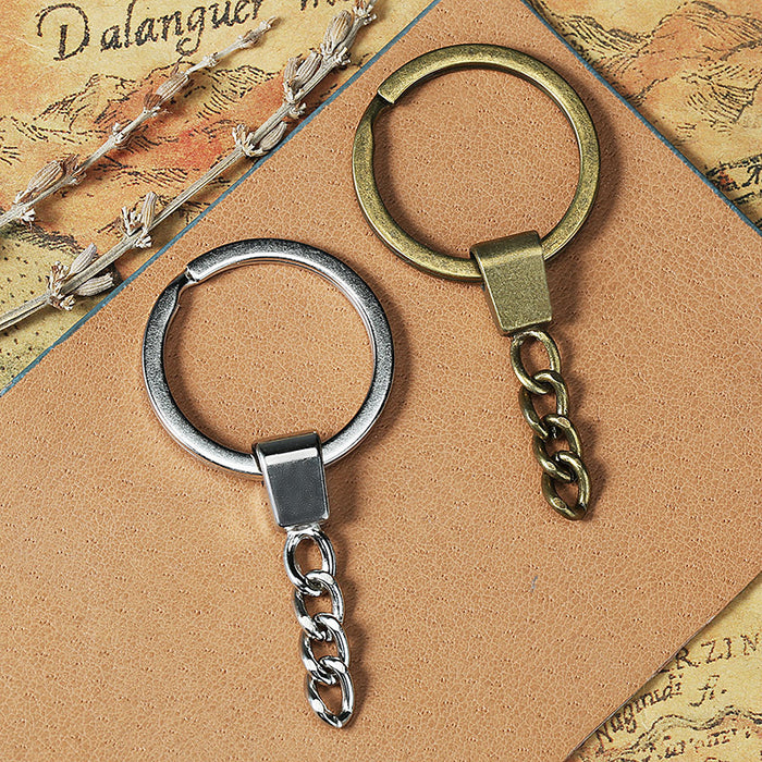 30mm Chain Key Ring Keychain DIY Accessory