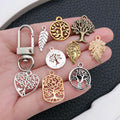 Yellow Tree of Life Metal Charms with 5 Listed Options view 3