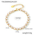 Prong Set Zircon Tennis Necklace and Bracelet Collection view 11