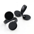 Double Round Bezel Adjustable Ring Blanks in Six Finishes view 7