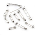 Stainless Steel Safety Brooch Pin Backs in Five Lengths view 6