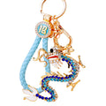 Crystal Zodiac Dragon Keychains with Fortune Cords and Loose Braided Loops view 5