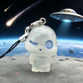 Glow-in-the-Dark Blue-Eyed Alien Phone Strap Charms in Ten Poses view 4