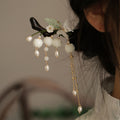Seven Mixed Hair Sticks With Flowers Butterfly Feather And Bird Motifs view 1
