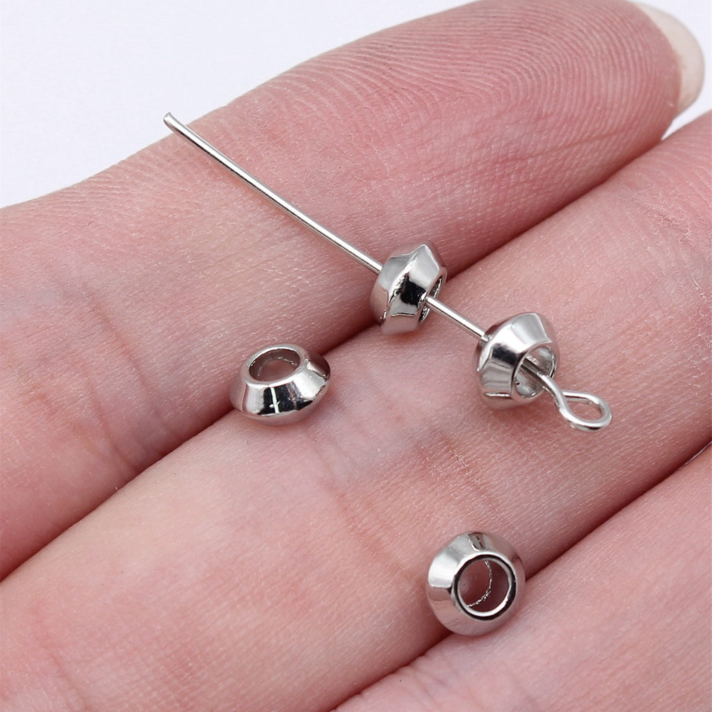 6x6x3.1mm 0.3g Multicolor Zinc Alloy Abacus Small Hole Spacer Beads for DIY Bracelet Necklace Making