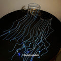 Six Rhinestone Fringe Headband Styles In Silver Gold And Blue view 4