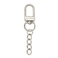 Metal Swivel Clasps in Gold and Silver, Six Chain and Heart Styles view 7