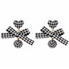 Houndstooth Black White