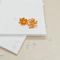 Matte Daisy Flower Stud Earrings Yellow Center 6 Colors view 8