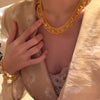 Gold Fringe Necklace