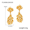 Gold Coral Drop